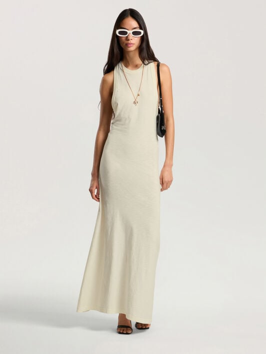 Abito Curved Logo PALM ANGELS Abito Curved Logo OFF WHITE - KAKI PAWDH01F26JR01