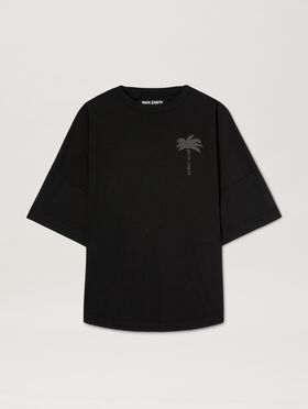 PALM ANGELS Palms Over T-shirt WHITE PMAA001C99JER027