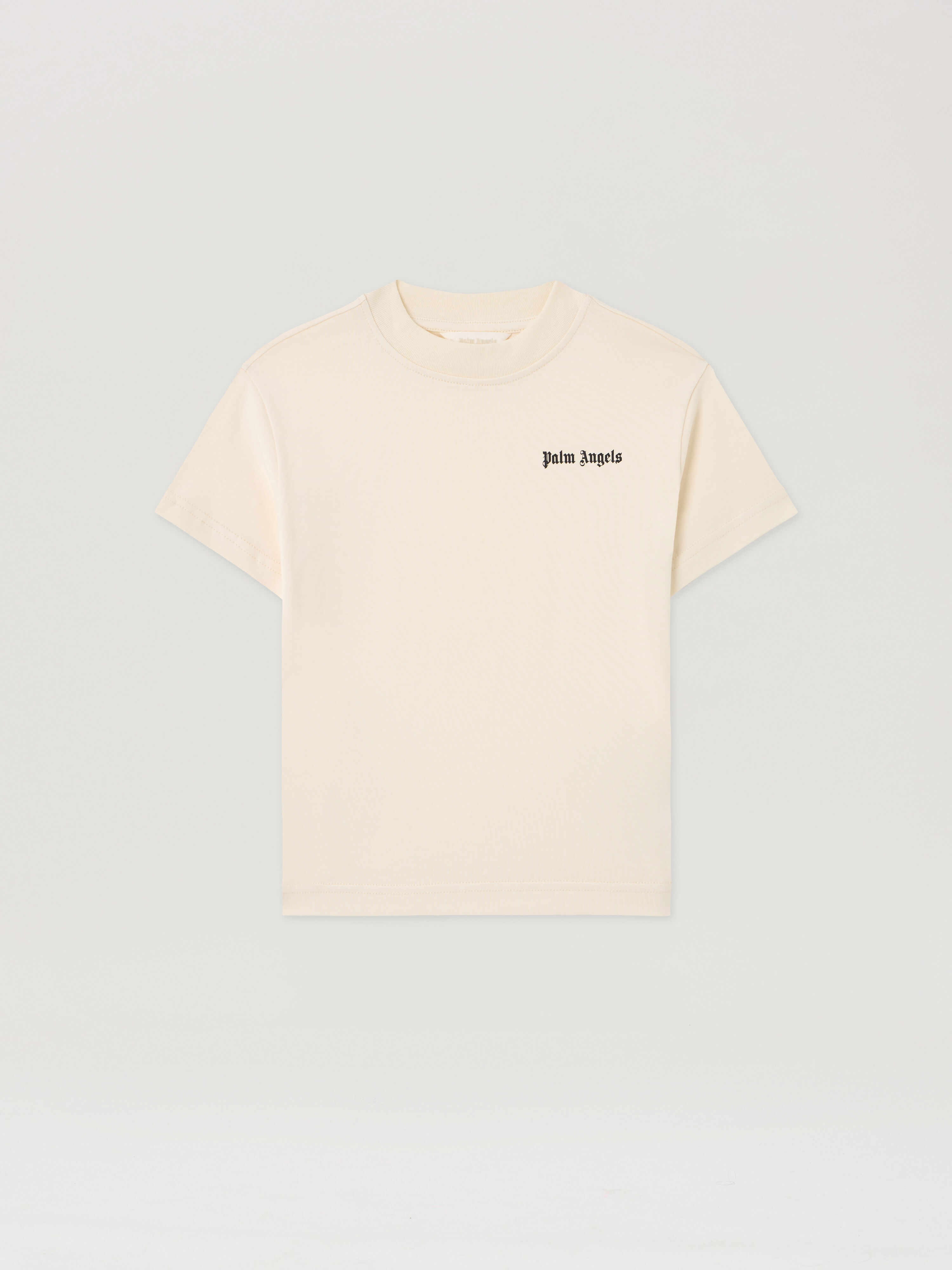PALM ANGELS Logo. T-Shirt OFF WHITE PBAA003S26JER002