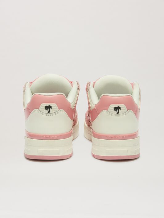 PALM ANGELS  VENICE LEDER SNEAKERS WHITE - PINK PWIA065S25LEA001