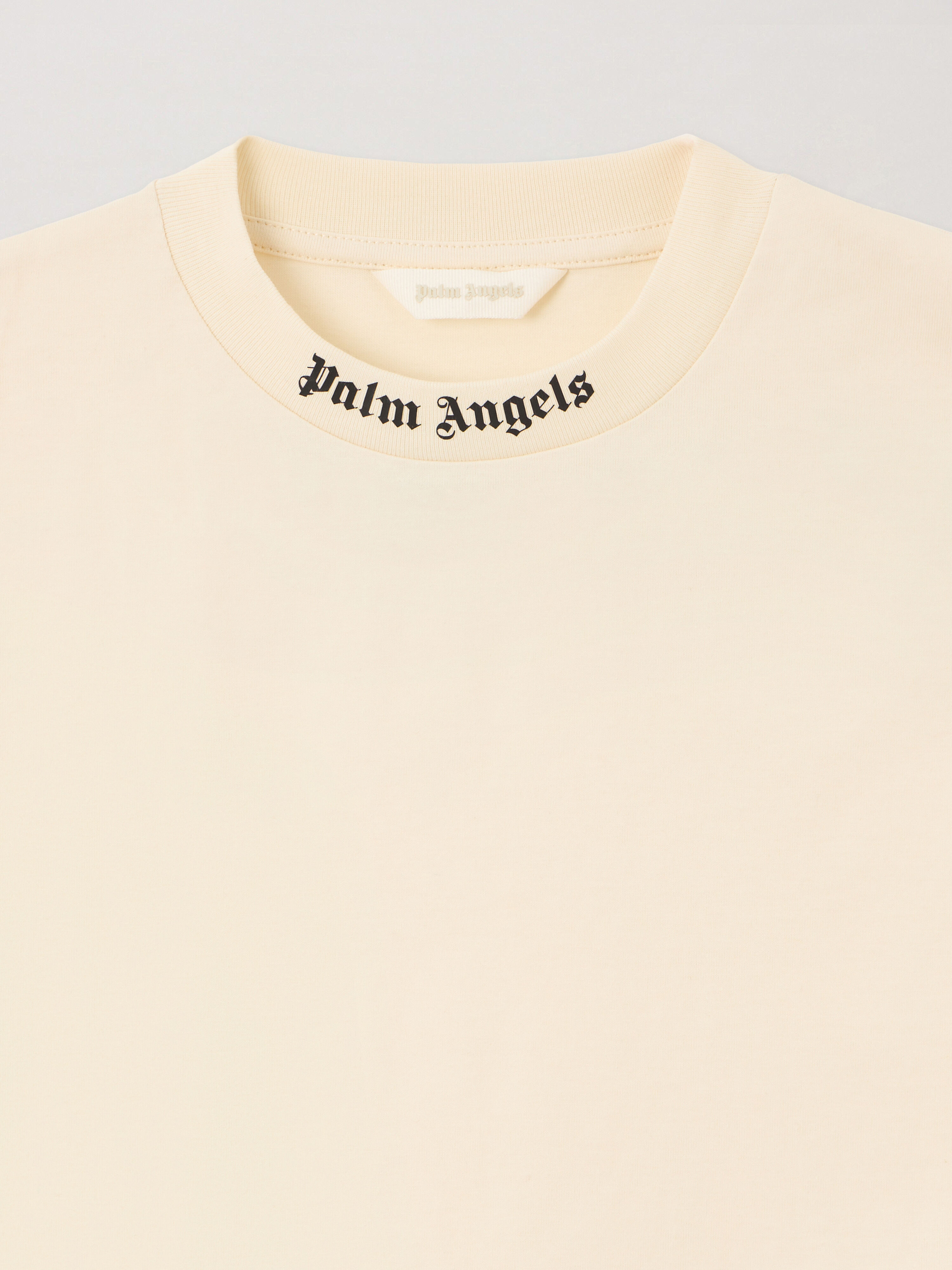 PALM ANGELS Overlogo Over T-Shirt OFF WHITE PBAA002S26JER001