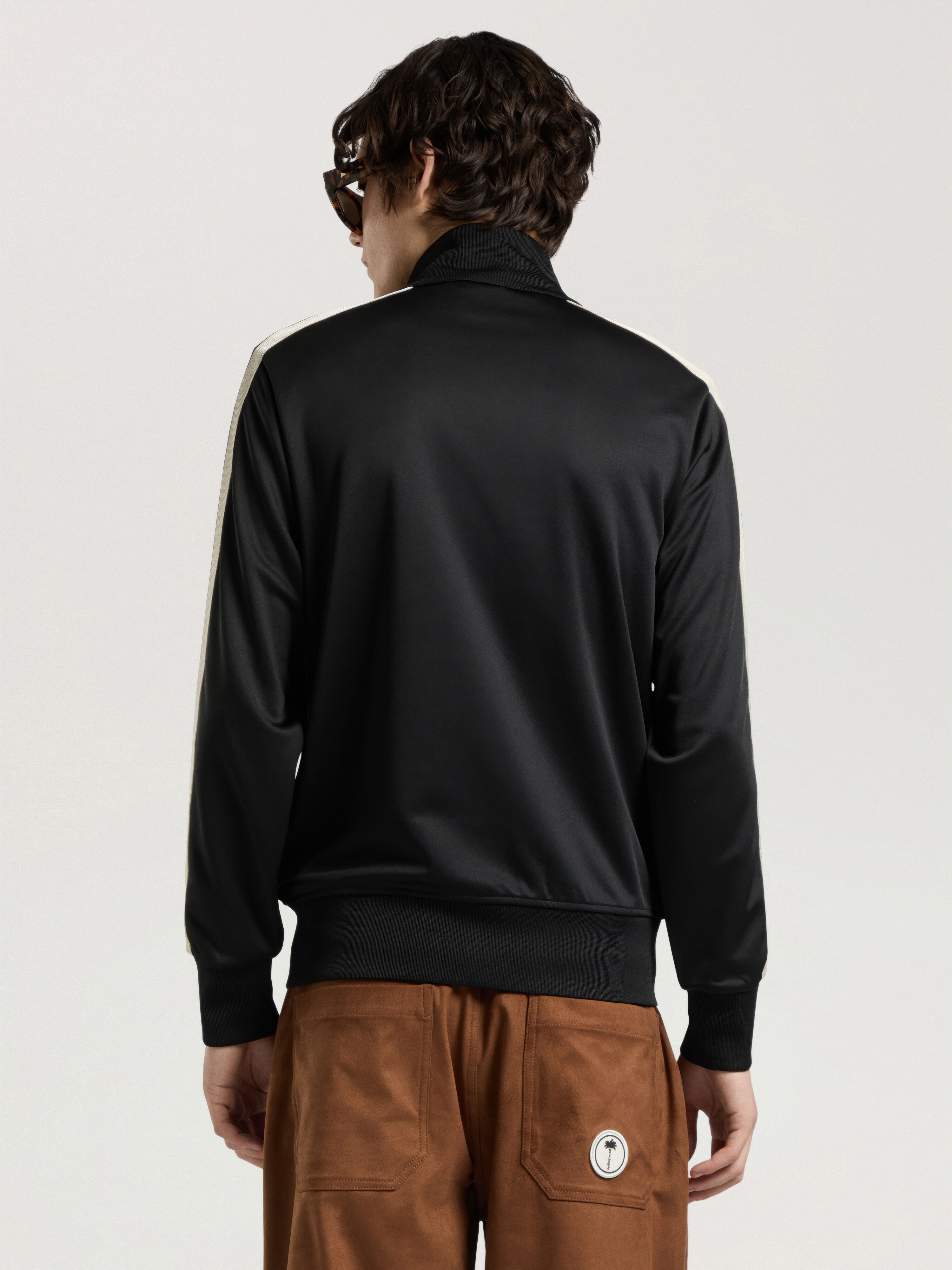 Classic Logo Track Jacket PALM ANGELS Classic Logo Track Jacket BLACK - OFF WHITE PAMBD01F26FB01