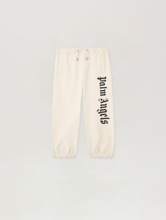 PALM ANGELS Overlogo Sweatpant OFF WHITE PBCH008S26FLE001