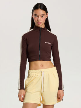 PALM ANGELS Classic Logo Training Jacket MAUVE - ROSE PINK PAWVO04F26FB01
