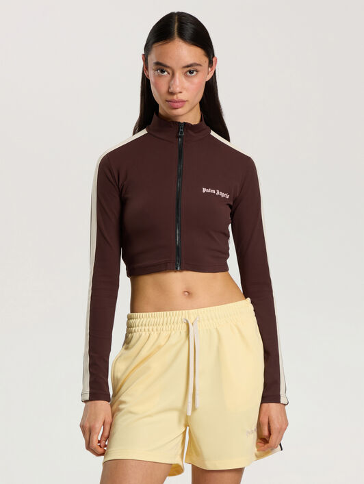 Classic Logo Training Jacket PALM ANGELS Classic Logo Training Jacket MAUVE - ROSE PINK PAWVO04F26FB01