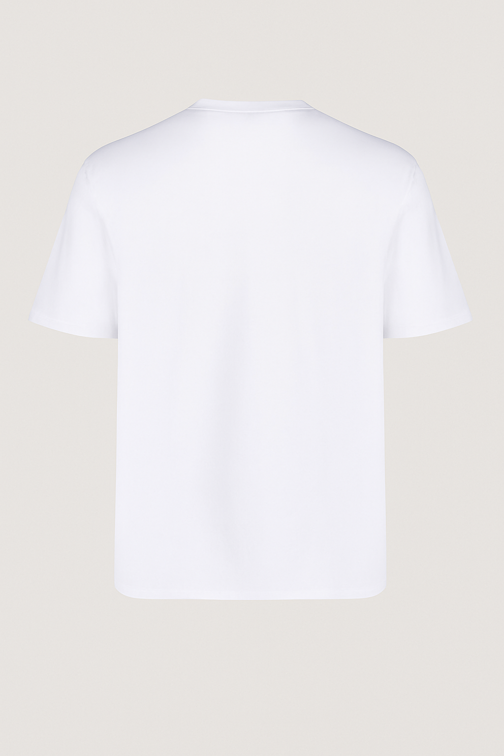 PALM ANGELS Essential Crewneck T-Shirt WHITE BLACK PMUG001C99FAB001