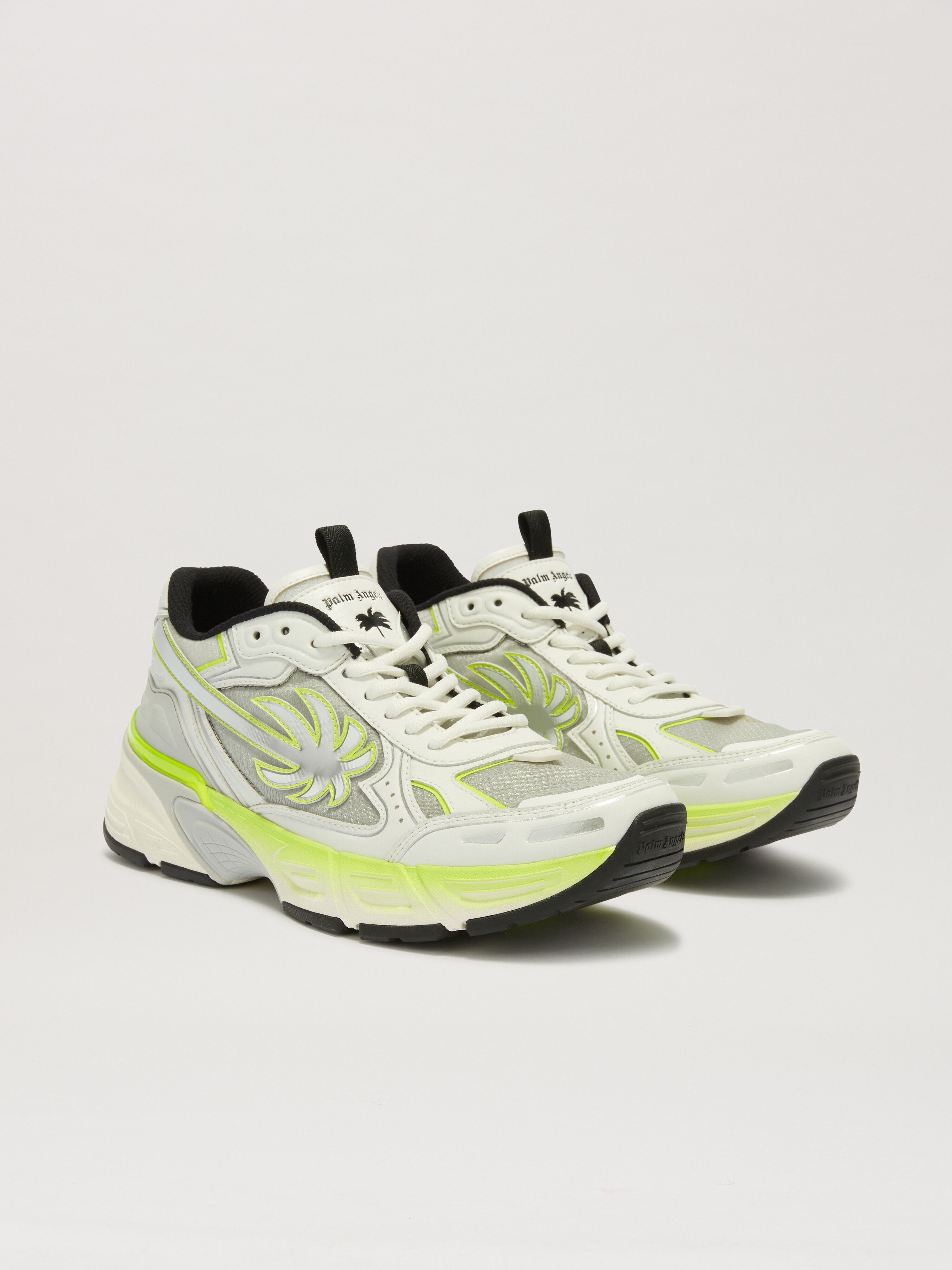 PALM ANGELS  PA 4 Fluo Sneaker YELLOW FLUO - SILVER PMIA102S25FAB002