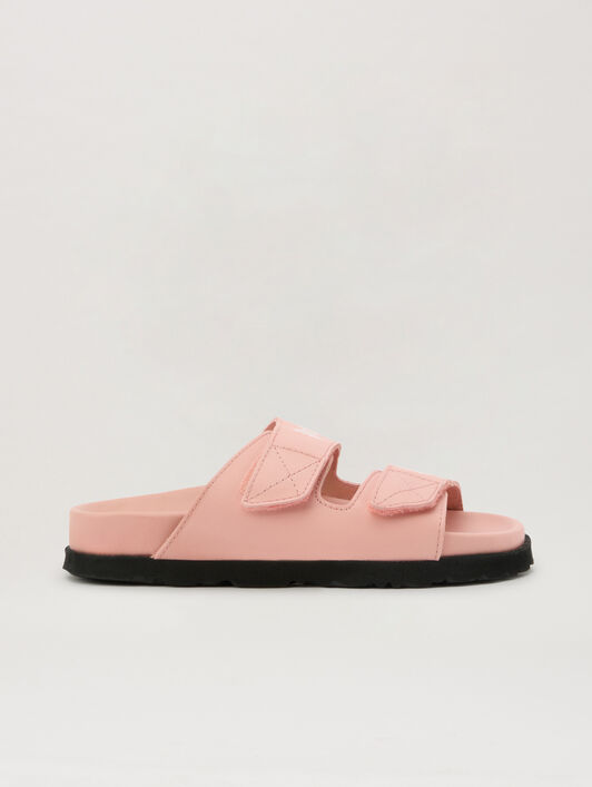 PALM ANGELS Palm Angels Sandal PINK WHITE PGIH001C99LEA001
