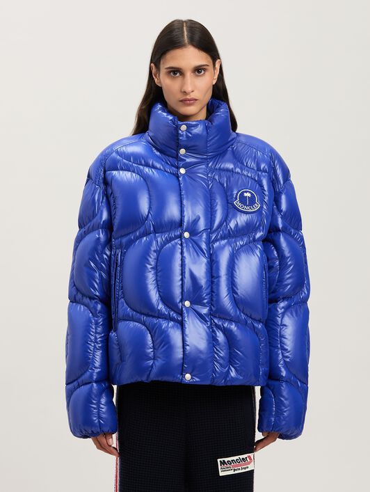 PALM ANGELS  Haunani Daunenjacke Moncler x Palm Angels BLUE - BLUE PMEJ006T25FAB001