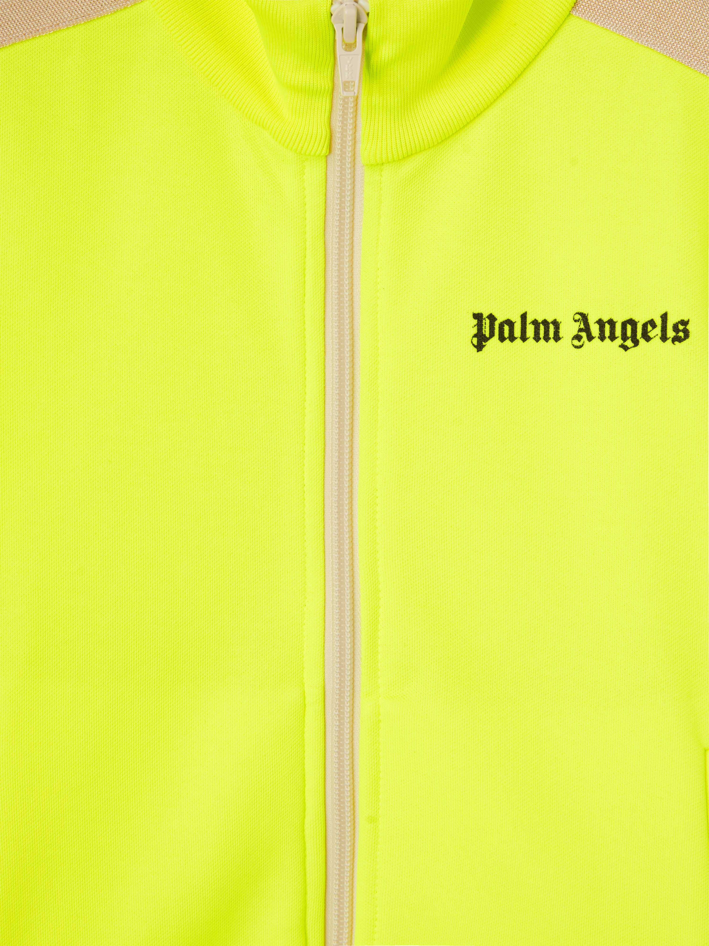 PALM ANGELS  Track Jacket YELLOW FLUO BLACK PBBD002S25FAB001