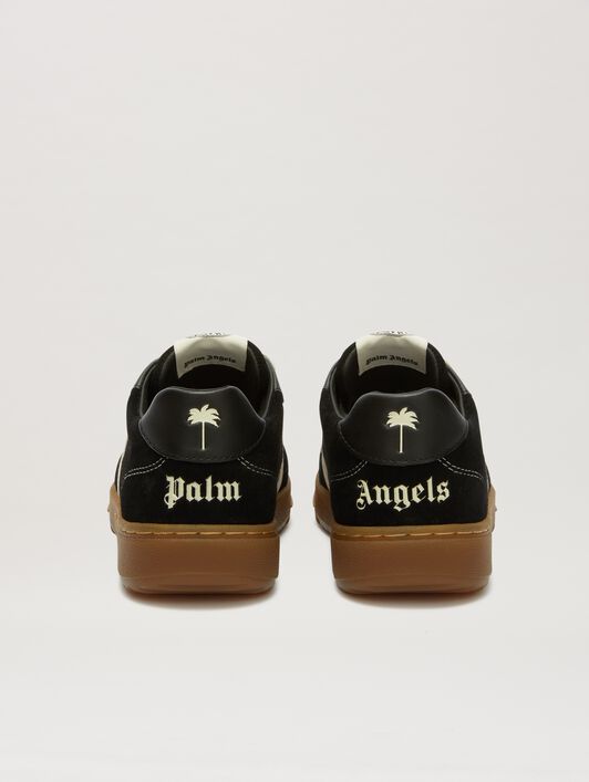 PALM ANGELS  Sneaker mit ikonischem Streifen BLACK - BEIGE PBIA016S25LEA001