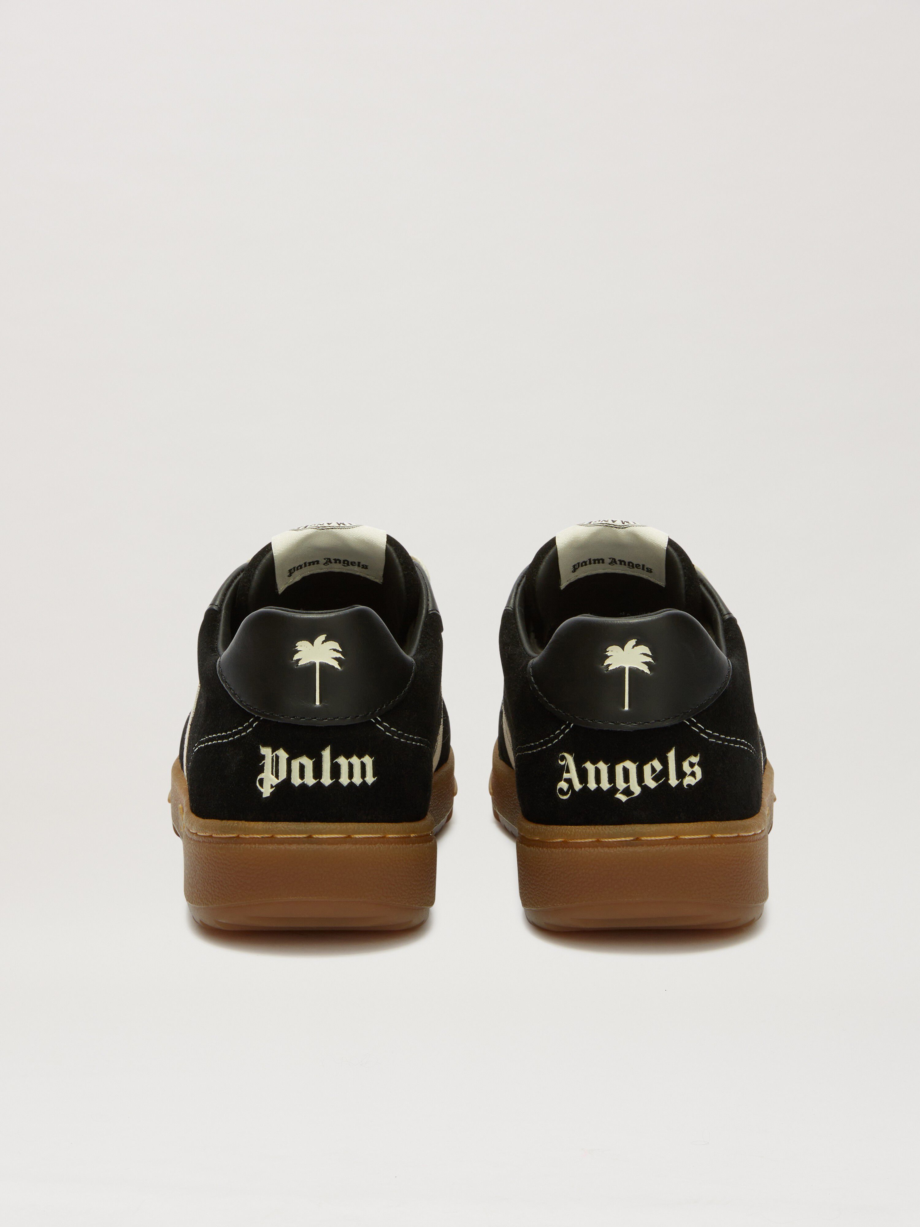 PALM ANGELS  Sneaker mit ikonischem Streifen BLACK - BEIGE PBIA016S25LEA001