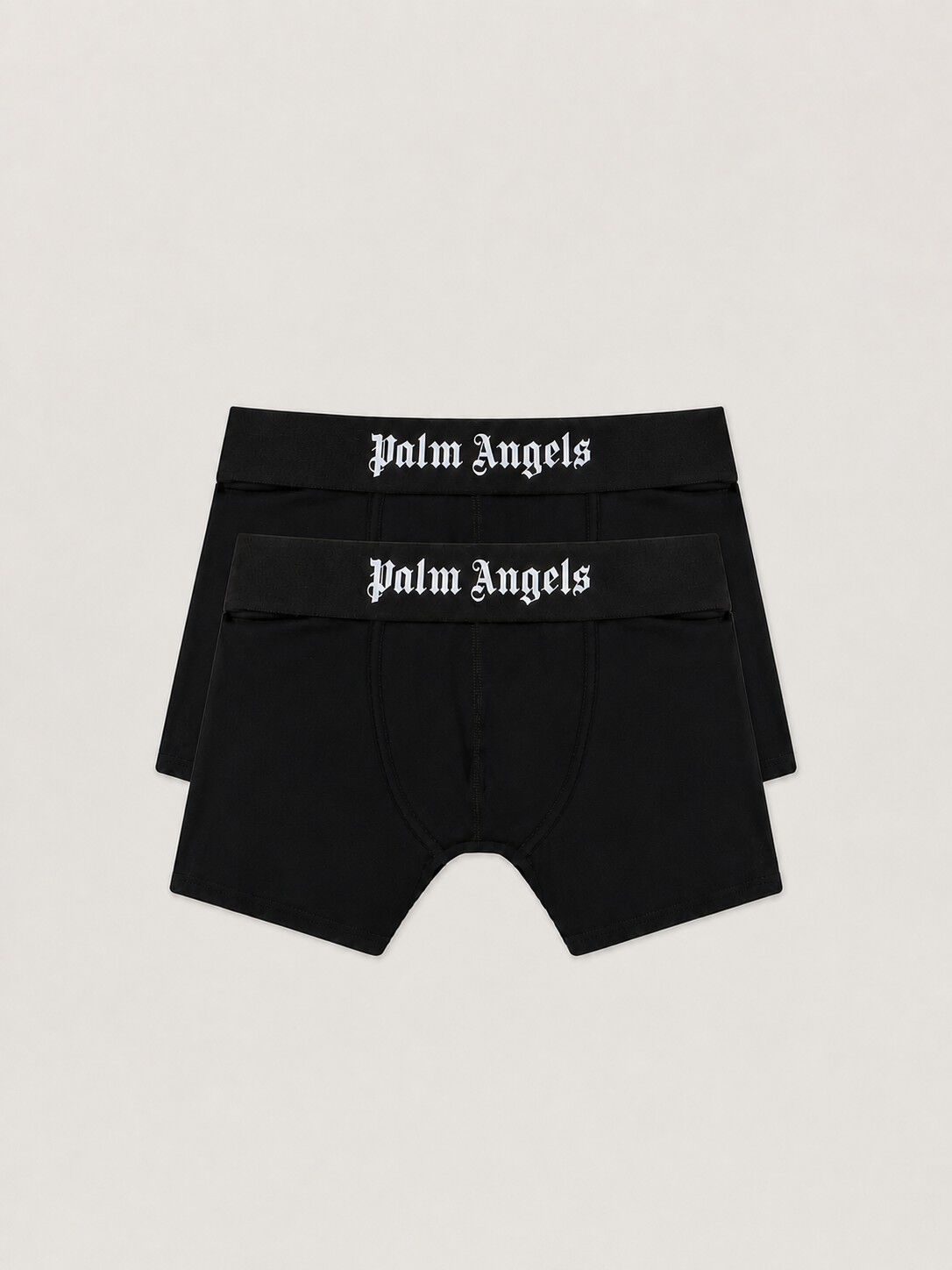 PALM ANGELS Trunks Bipack BLACK WHITE PMUH009C99FAB003