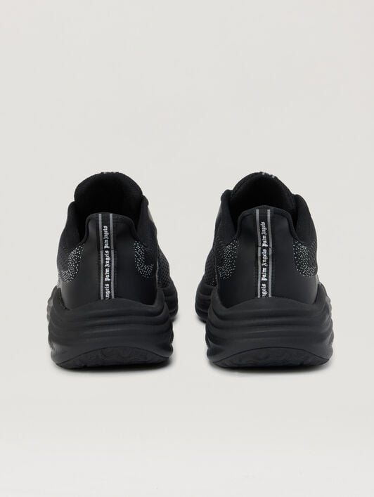 PALM ANGELS Sunset Sneakers BLACK WHITE PMIA10LS26LEA001