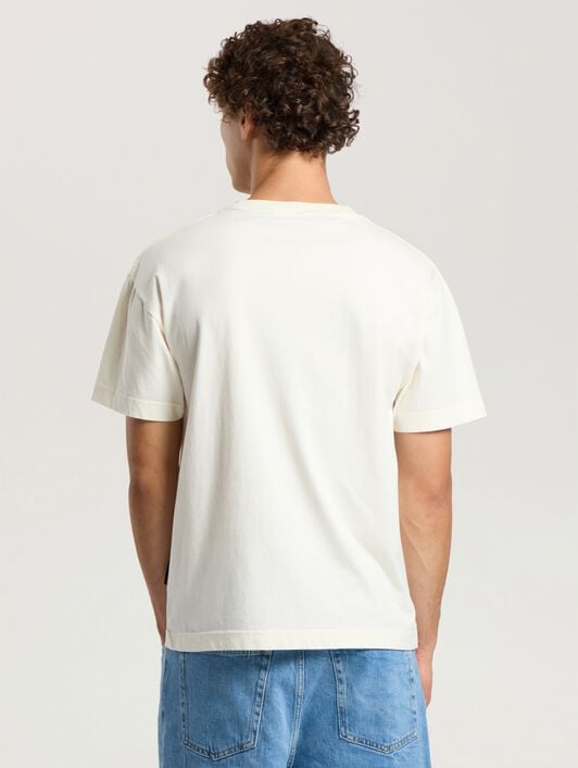 PALM ANGELS Palm Tree Regular T-Shirt OFF WHITE - OFF WHITE PAMAA01F26JR02