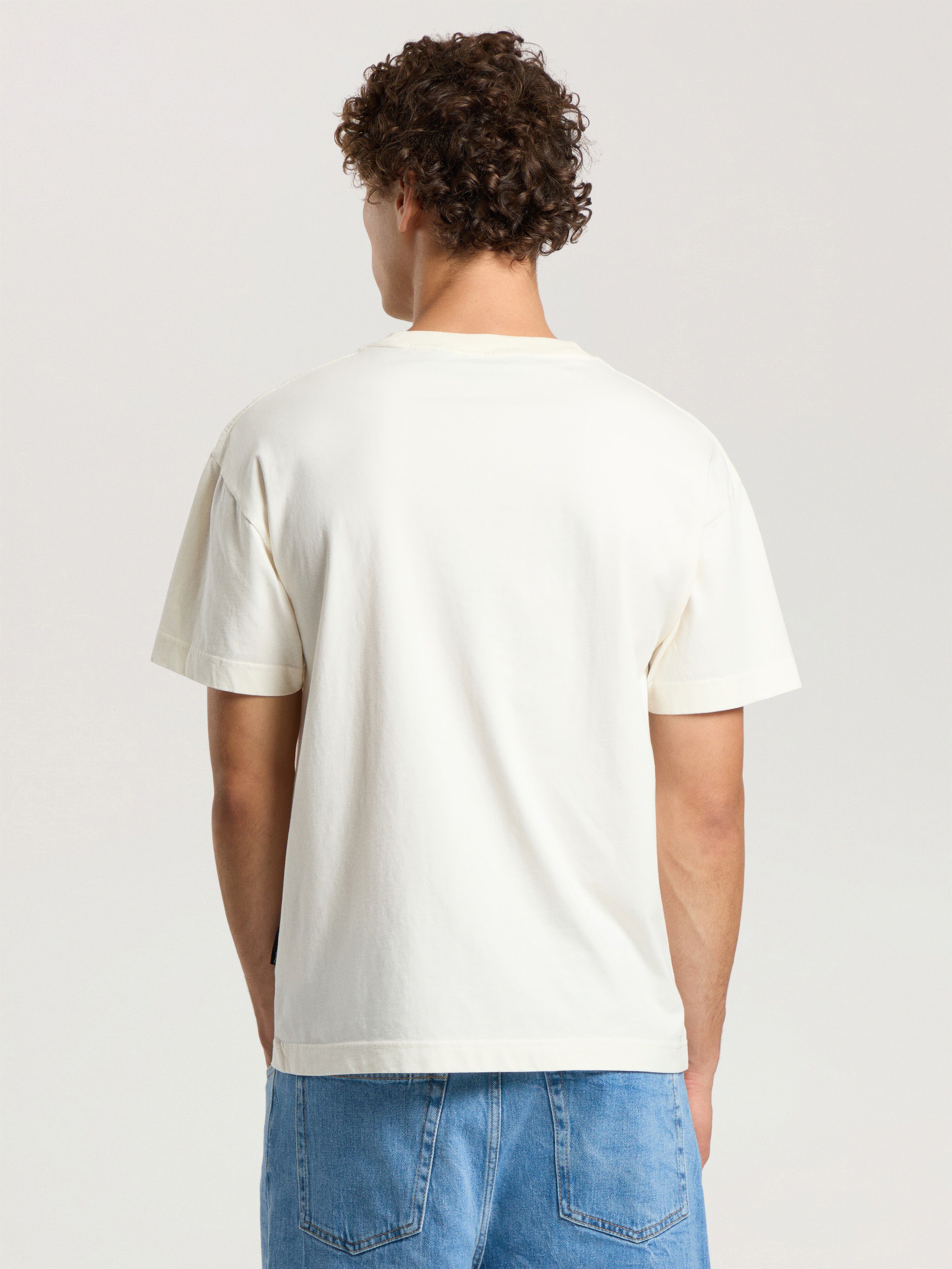 PALM ANGELS Palm Tree Regular T-Shirt OFF WHITE - OFF WHITE PAMAA01F26JR02
