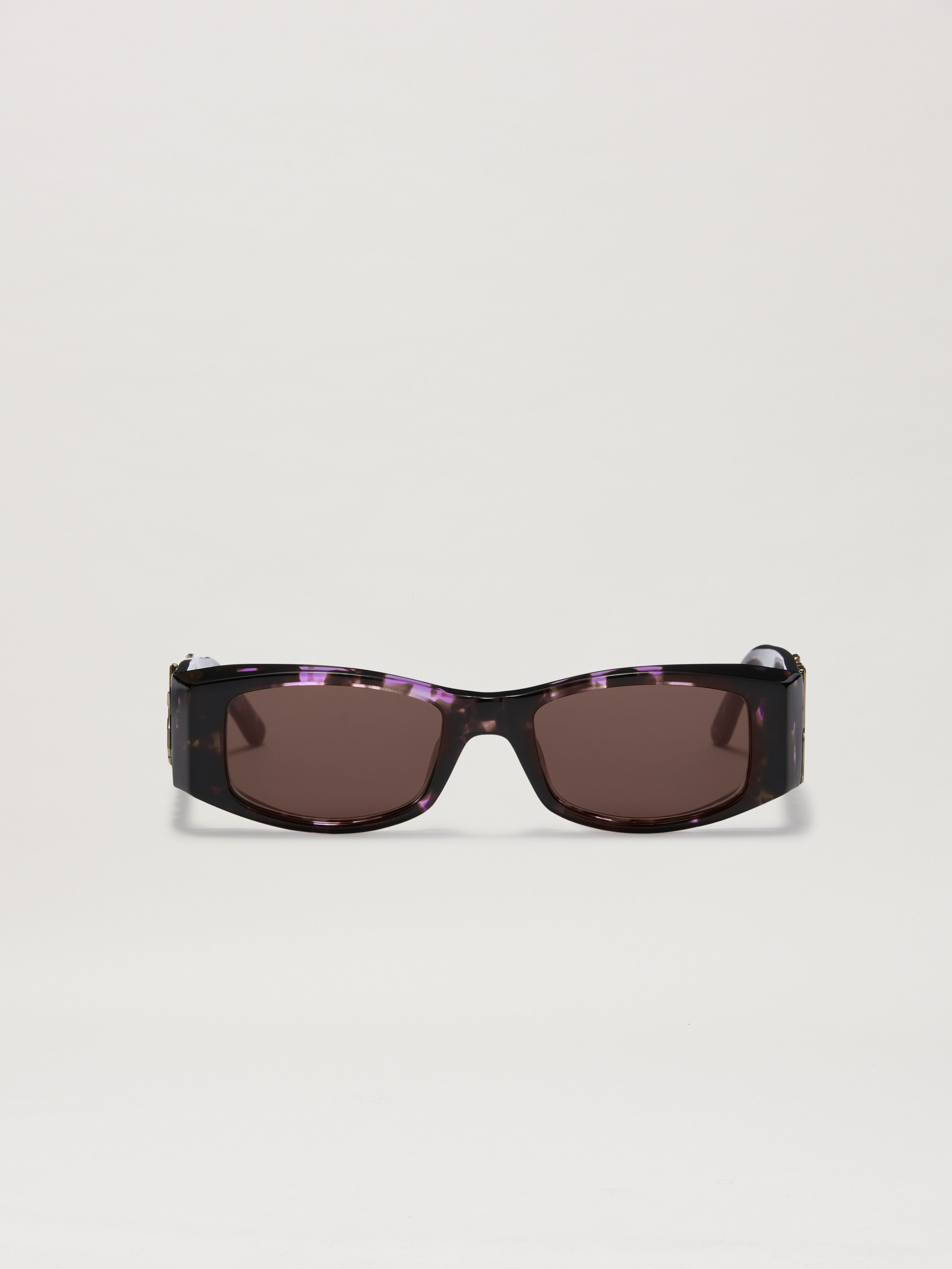 PALM ANGELS Angel Sunglasses HAVANA PURPLE BROWN PERI007C99PLA001