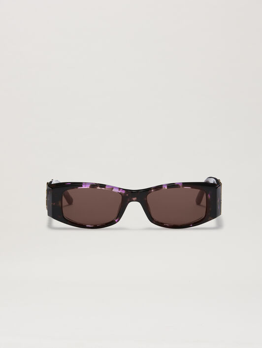 Angel Sunglasses PALM ANGELS Angel Sunglasses HAVANA PURPLE BROWN PERI007C99PLA001