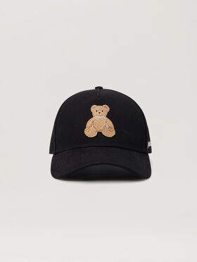 PALM ANGELS Bear Cap BLACK BROWN PWLB032S26FAB006