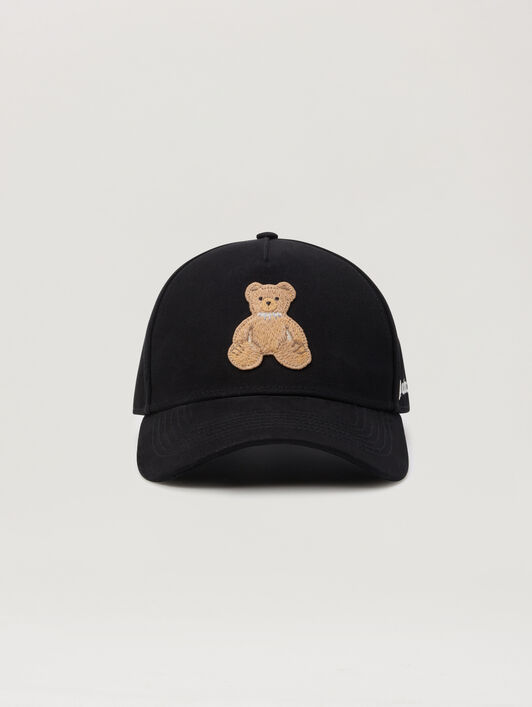 PALM ANGELS Bear Cap BLACK BROWN PWLB032S26FAB006