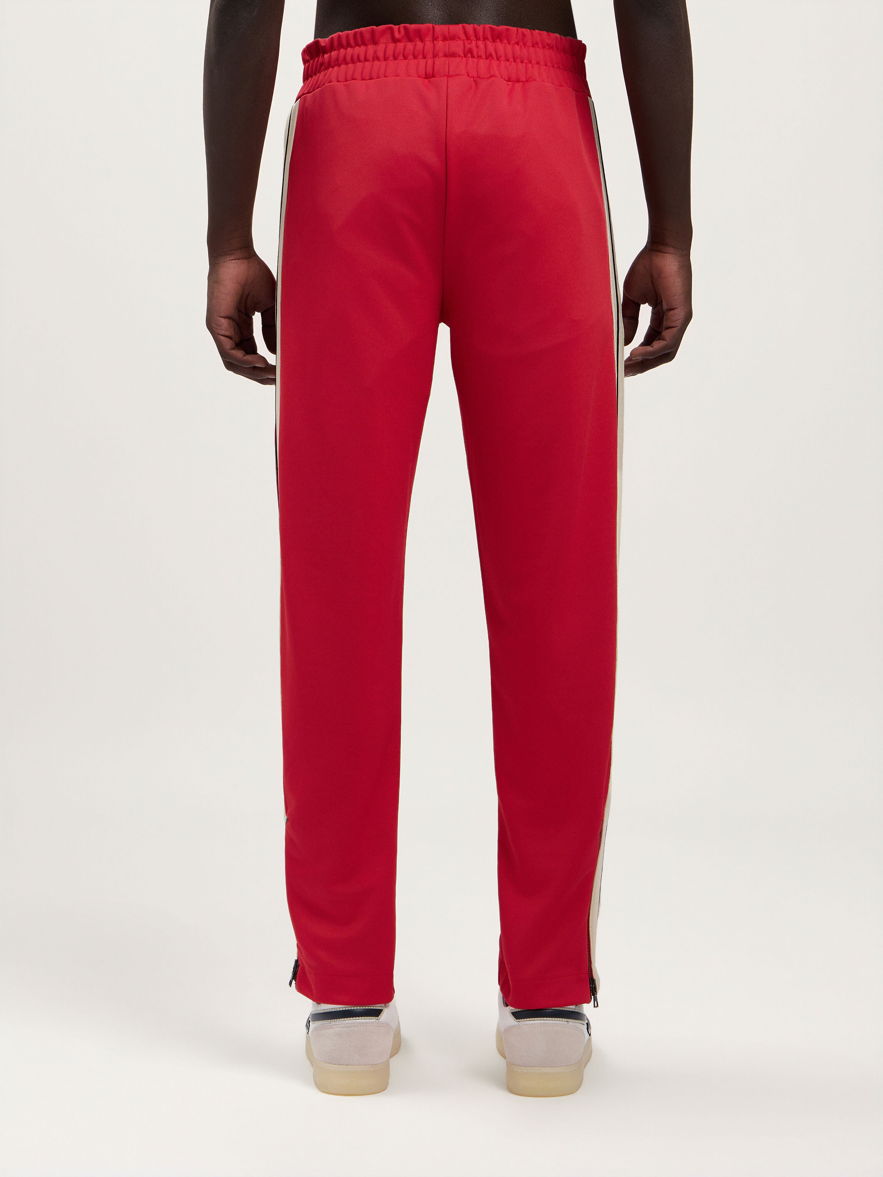 Classic Logo Track Pants in RED OFF WHITE for Men | Palm Angels®
