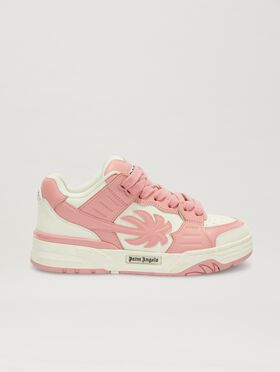 PALM ANGELS  VENICE LEDER SNEAKERS WHITE - PINK PWIA065S25LEA001