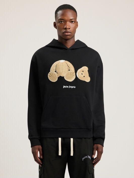 Bear Hoodie PALM ANGELS Bear Hoodie Black PMBB17DT26FLE003