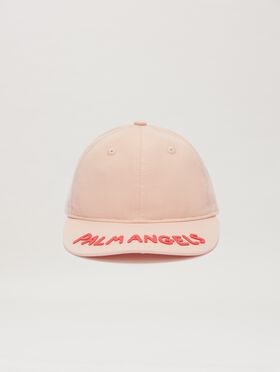 PALM ANGELS  Baseball cap with thick Logo CHERRY OFF WHITE PGRA005C99KNI005