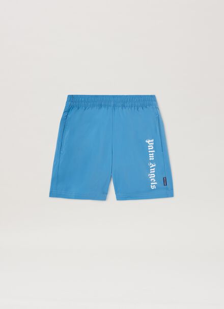 OVERLOGO LONG BEACHWEAR SHORT DUSTY BLUE