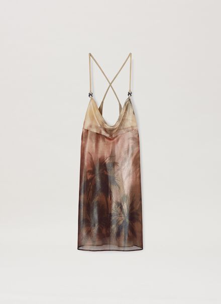 SUNSET PALMS DRESS