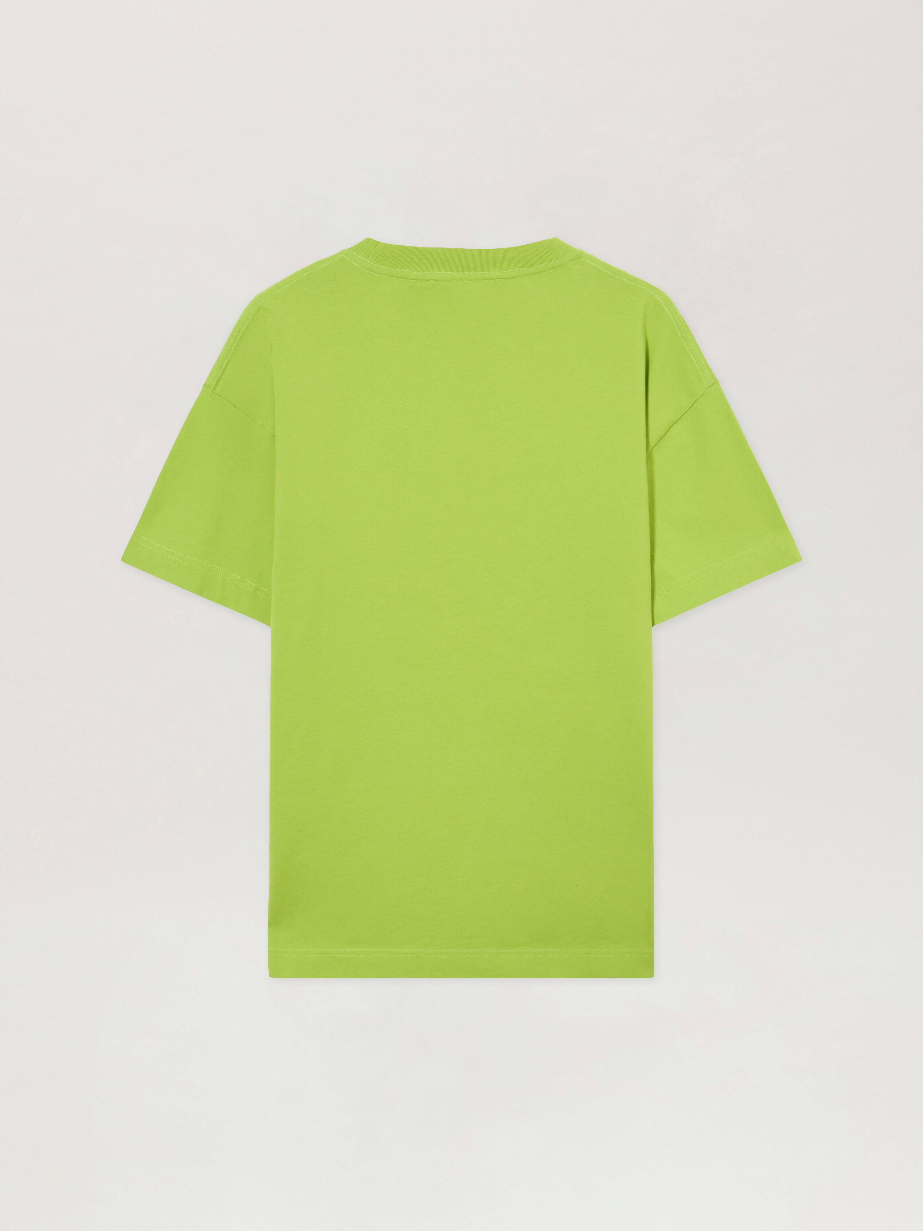 PALM ANGELS Spray Bear T-Shirt LIME MILITARY GREEN PMAA109S26JER001