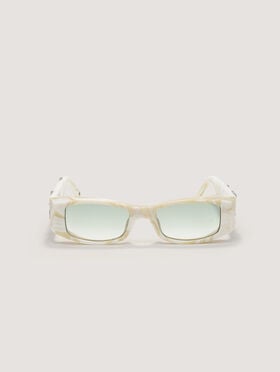 PALM ANGELS Angel Sunglasses SHINY BLACK PA1020100751