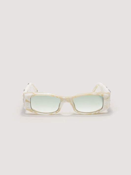 PALM ANGELS Angel Sunglasses SHINY BLACK PA1020100751