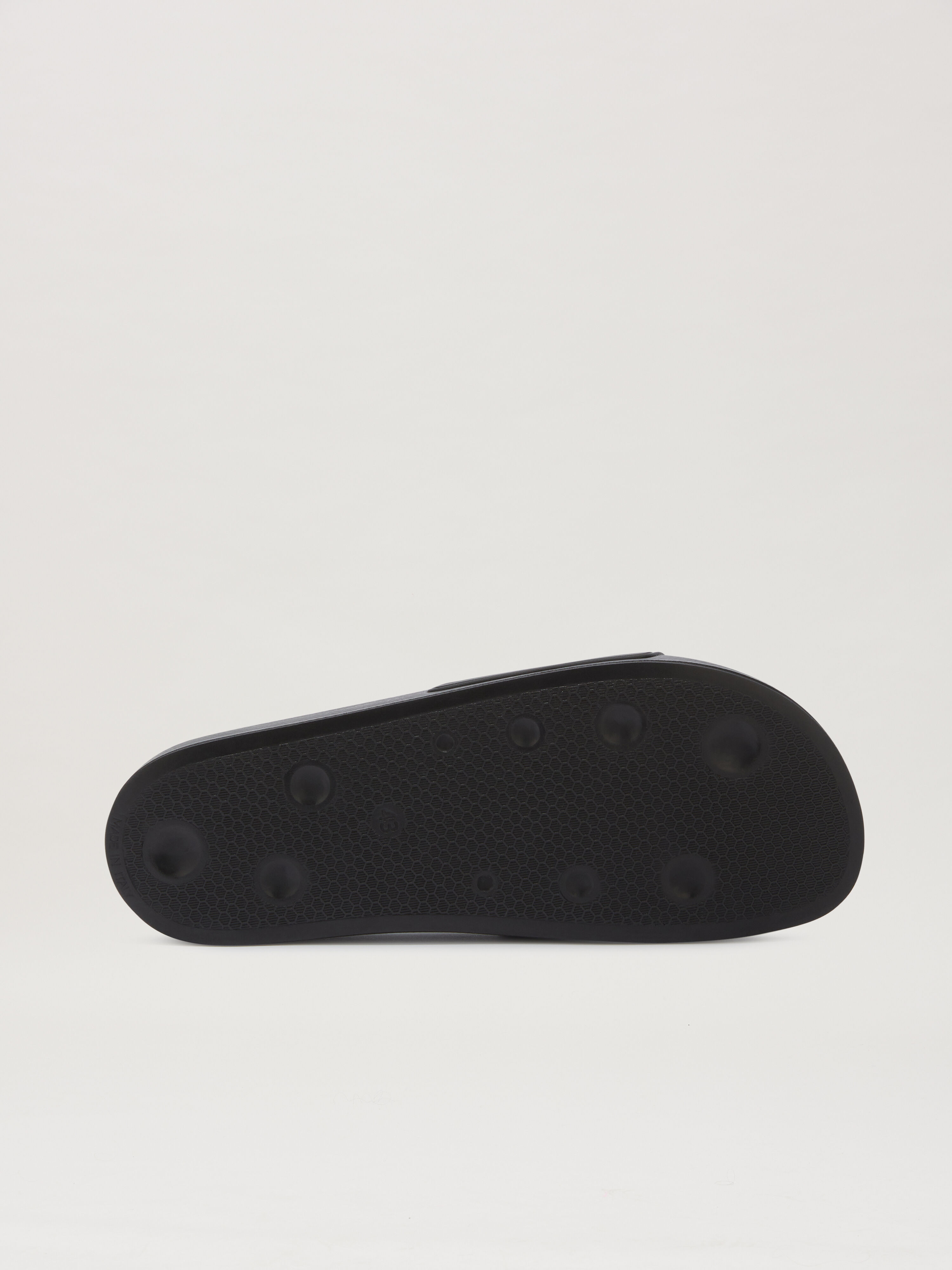 PALM ANGELS Logo Pool Slider BLACK - WHITE PMIC010C99MAT001