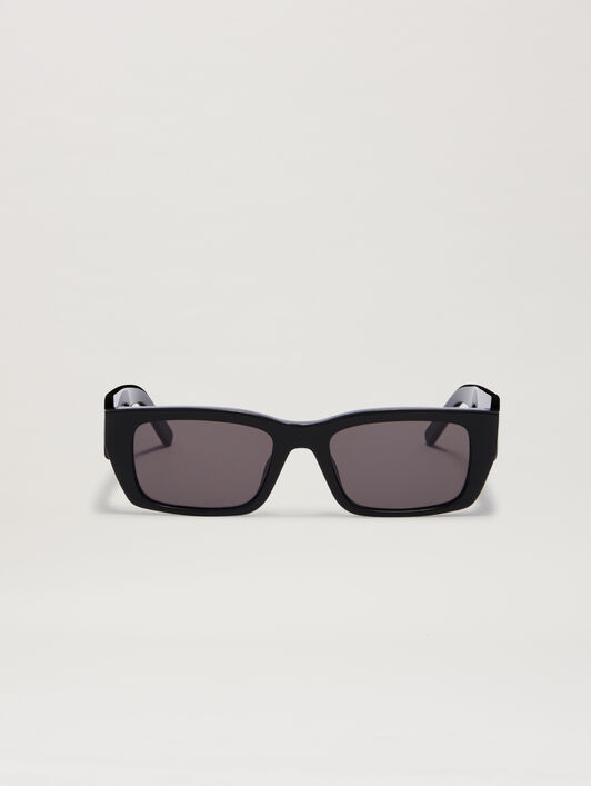 PALM SUNGLASSES PALM ANGELS PALM SUNGLASSES BLACK DARK GREY PERI002C99PLA001