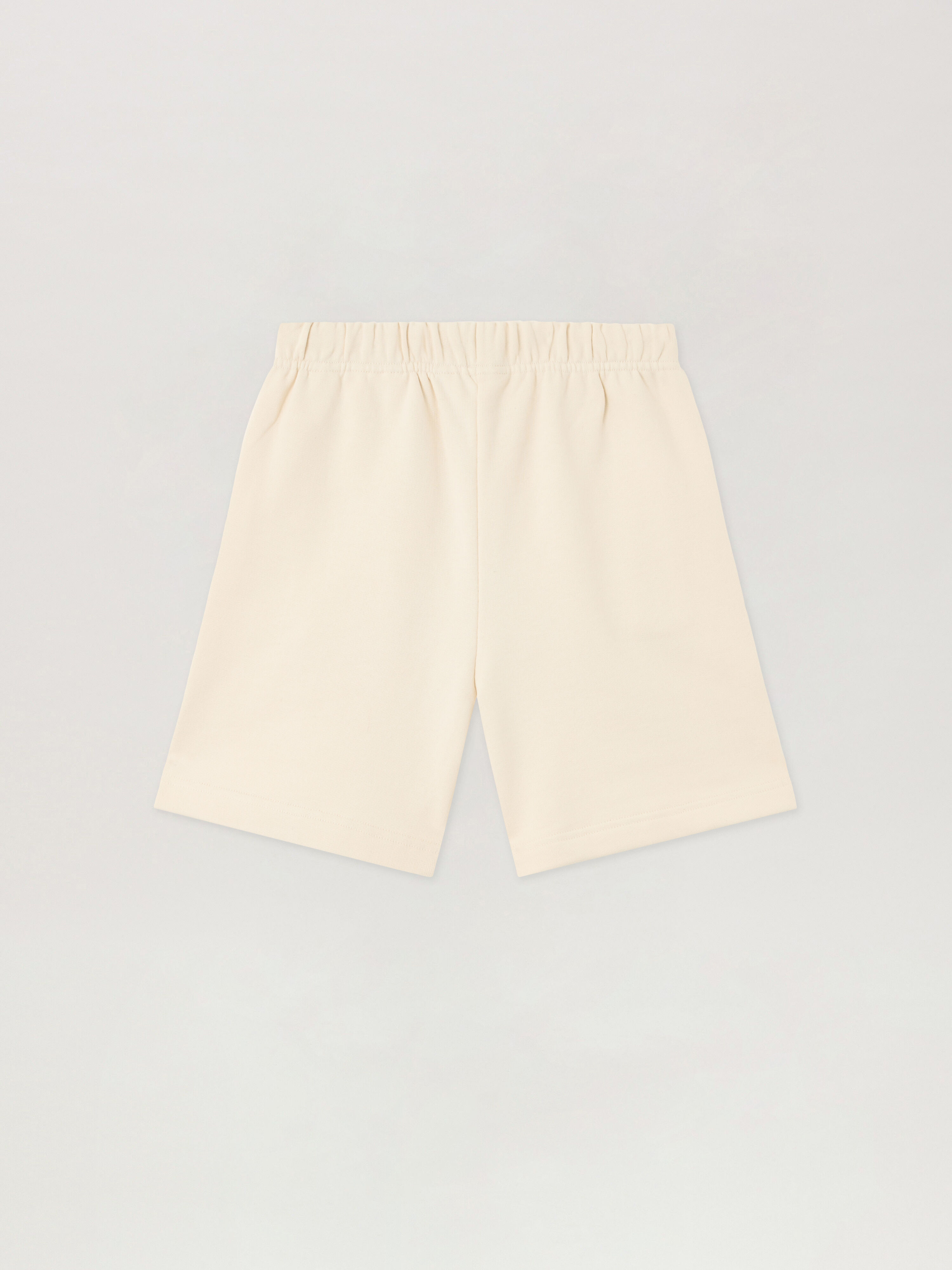 PALM ANGELS Logo Brushed Sweatshort OFF WHITE PBCI006S26FLE003