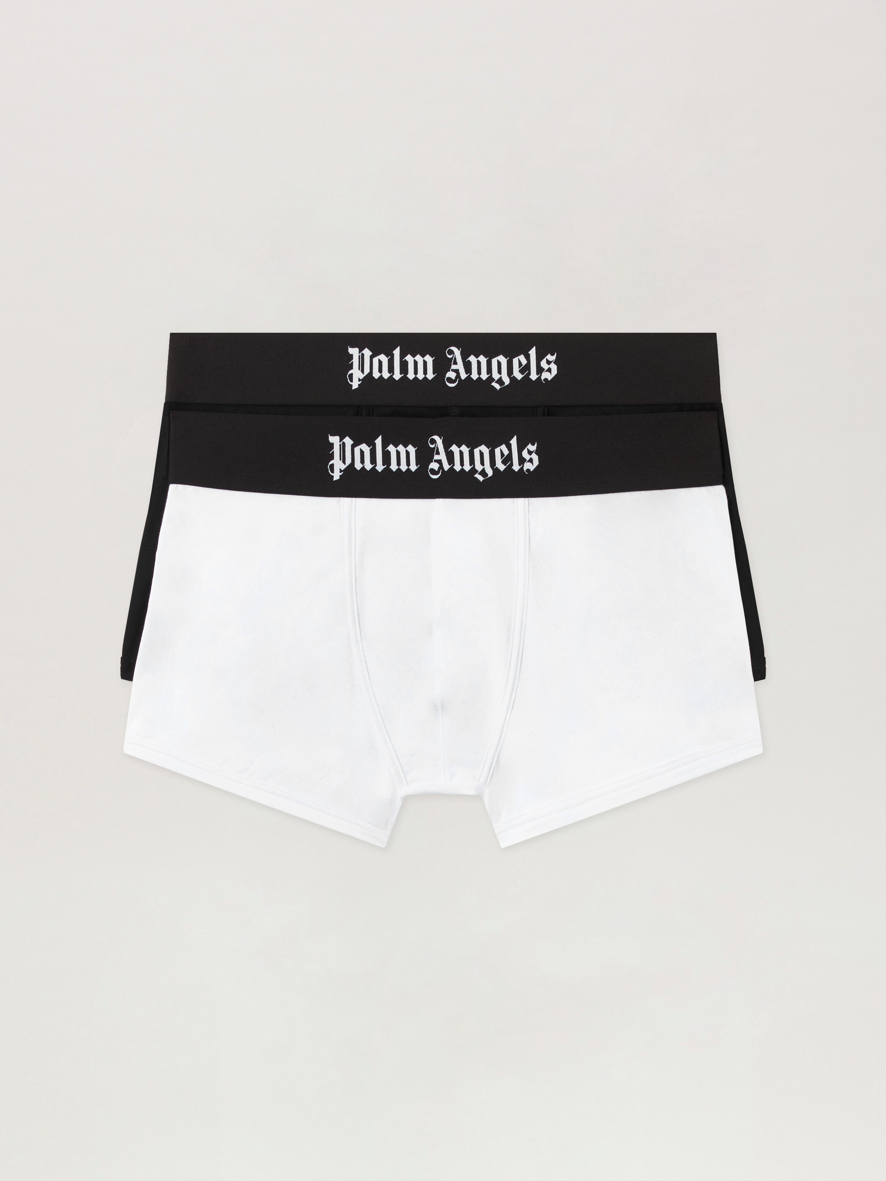 PALM ANGELS Trunk Bipack BLACK WHITE PMUH009C99FAB003