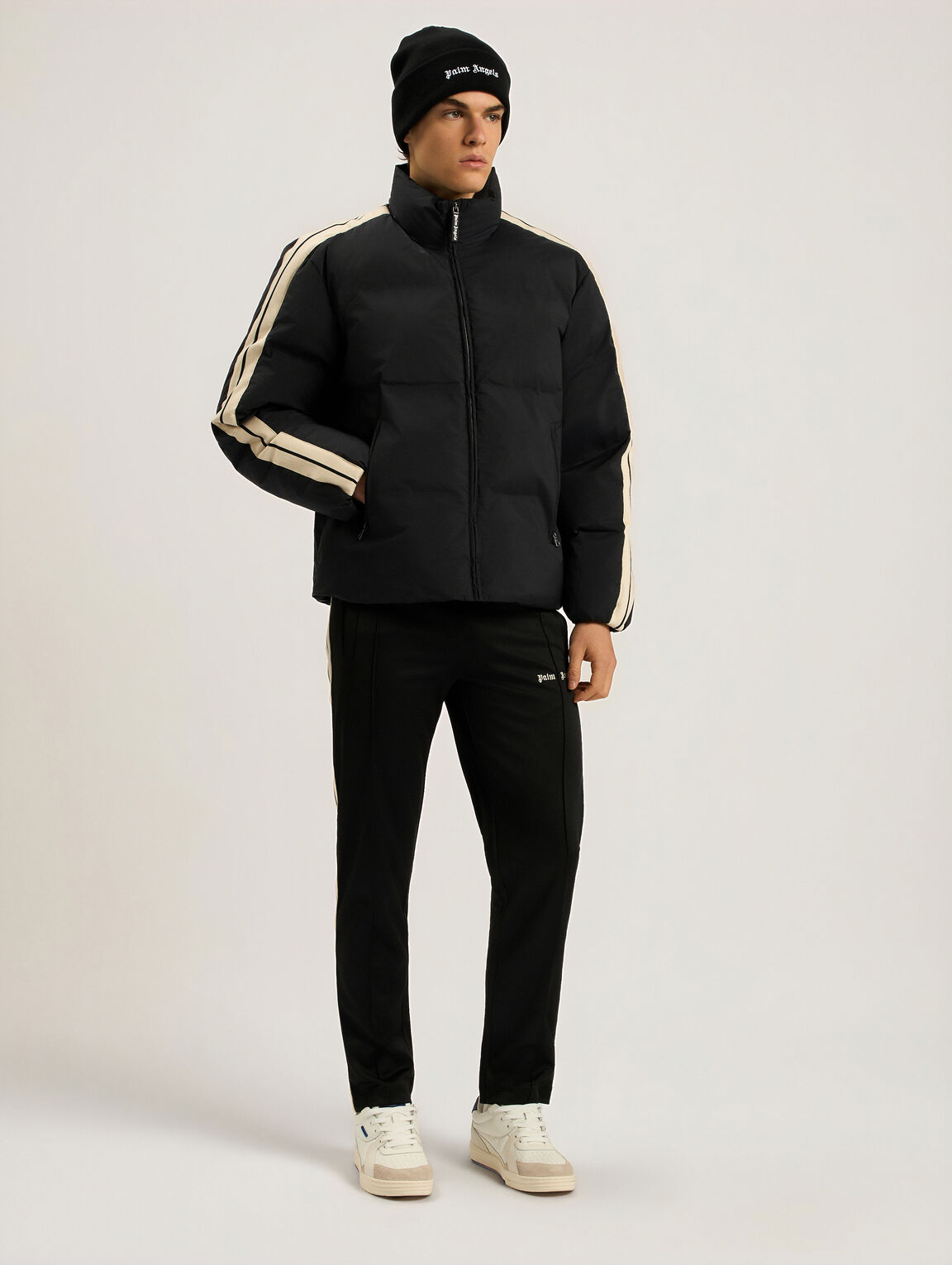 Classic Logo Track Puffer Jacket