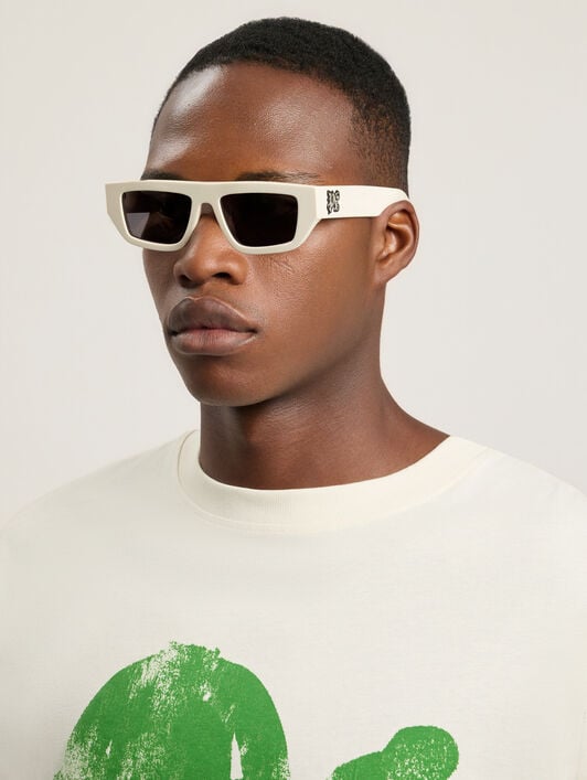 Hercules Sunglasses PALM ANGELS Hercules Sunglasses SHINY WHITE PA1033010753