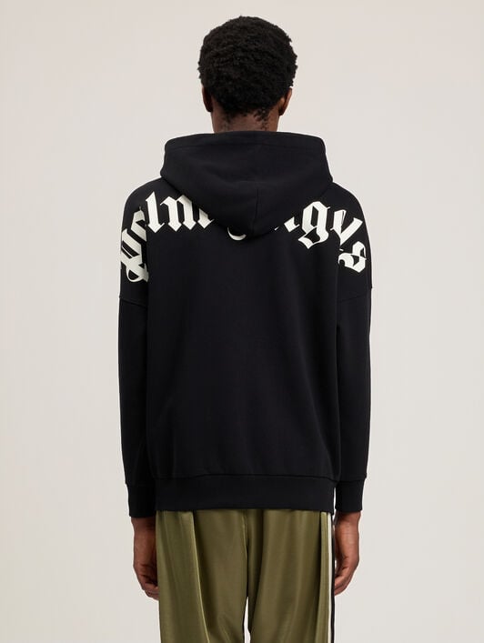 Classic Logo Over Hoodie PALM ANGELS Classic Logo Over Hoodie BLACK OFF WHITE PMBB036S26FLE001