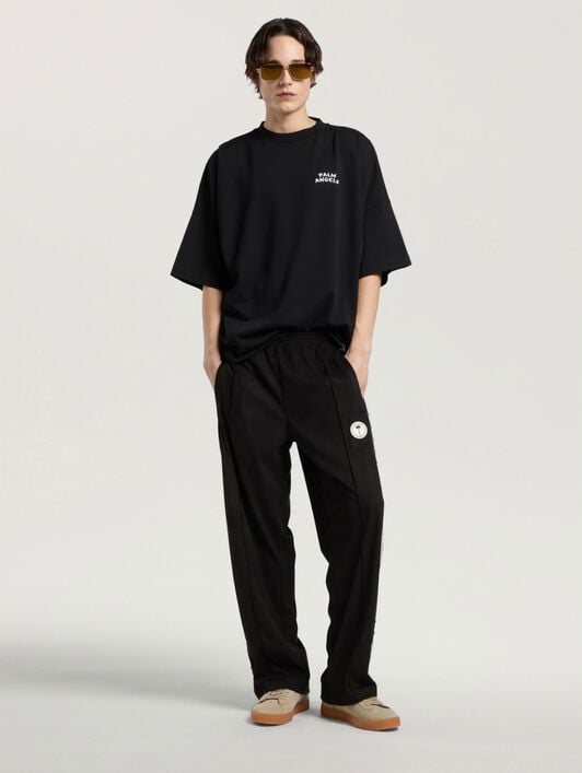 Palm Drift Back Over T-Shirt PALM ANGELS Palm Drift Back Over T-Shirt BLACK - OFF WHITE PAMAA05W26JR03
