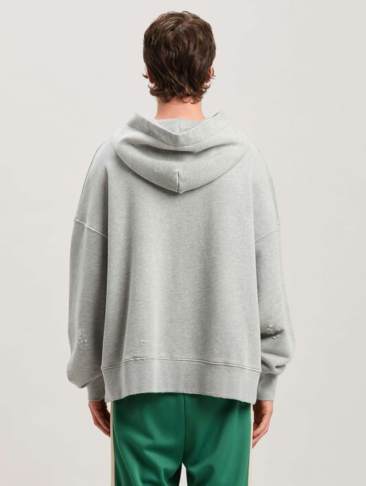 PALM ANGELS  Hoodie mit Bären-Prints GREY MELANGE - MULTICOLOR PMBB172S25FLE002