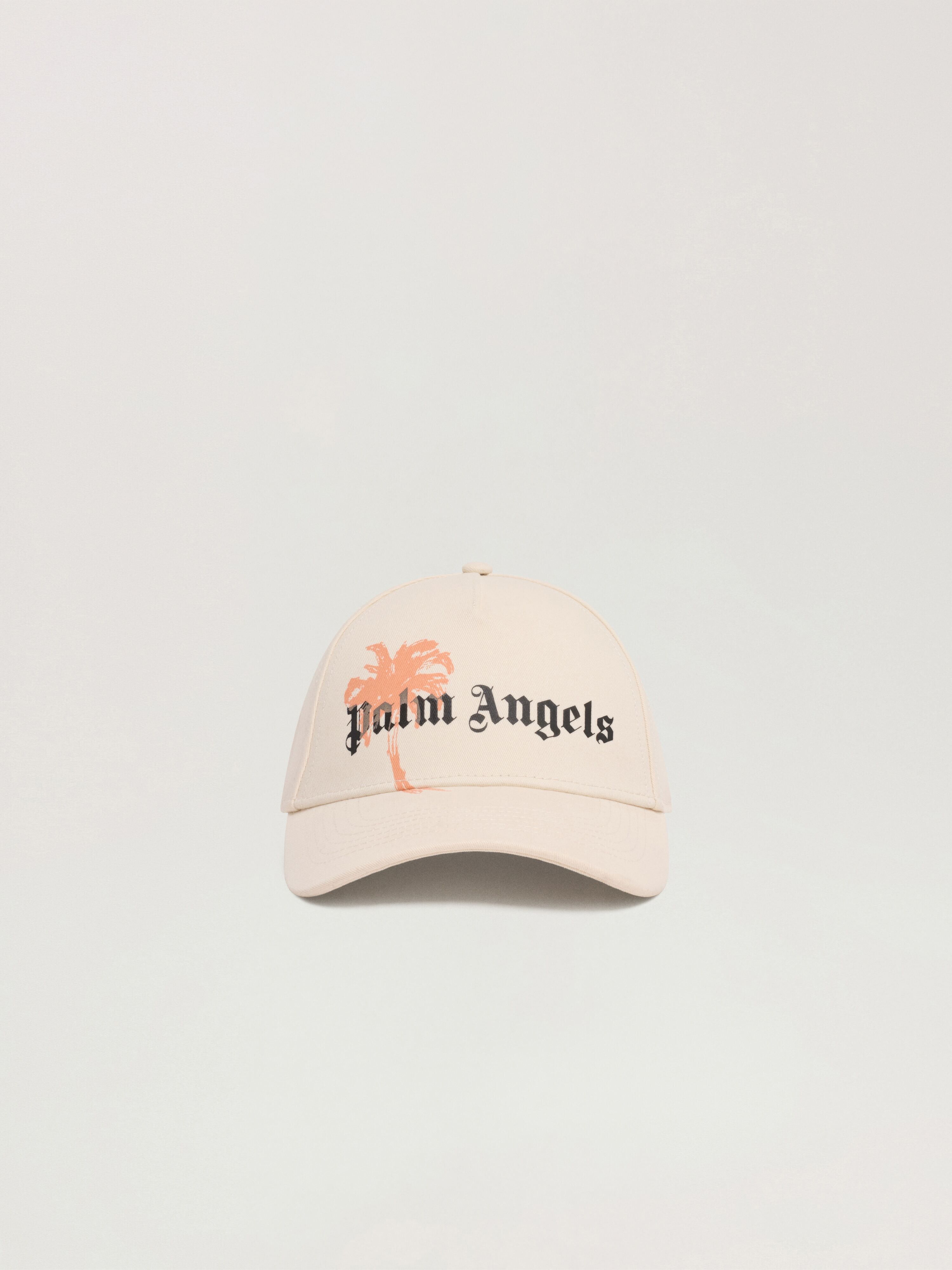 Palm Hollywood Cap PALM ANGELS Palm Hollywood Cap OFF WHITE - PEACH ORANGE PALMB02W26FB02