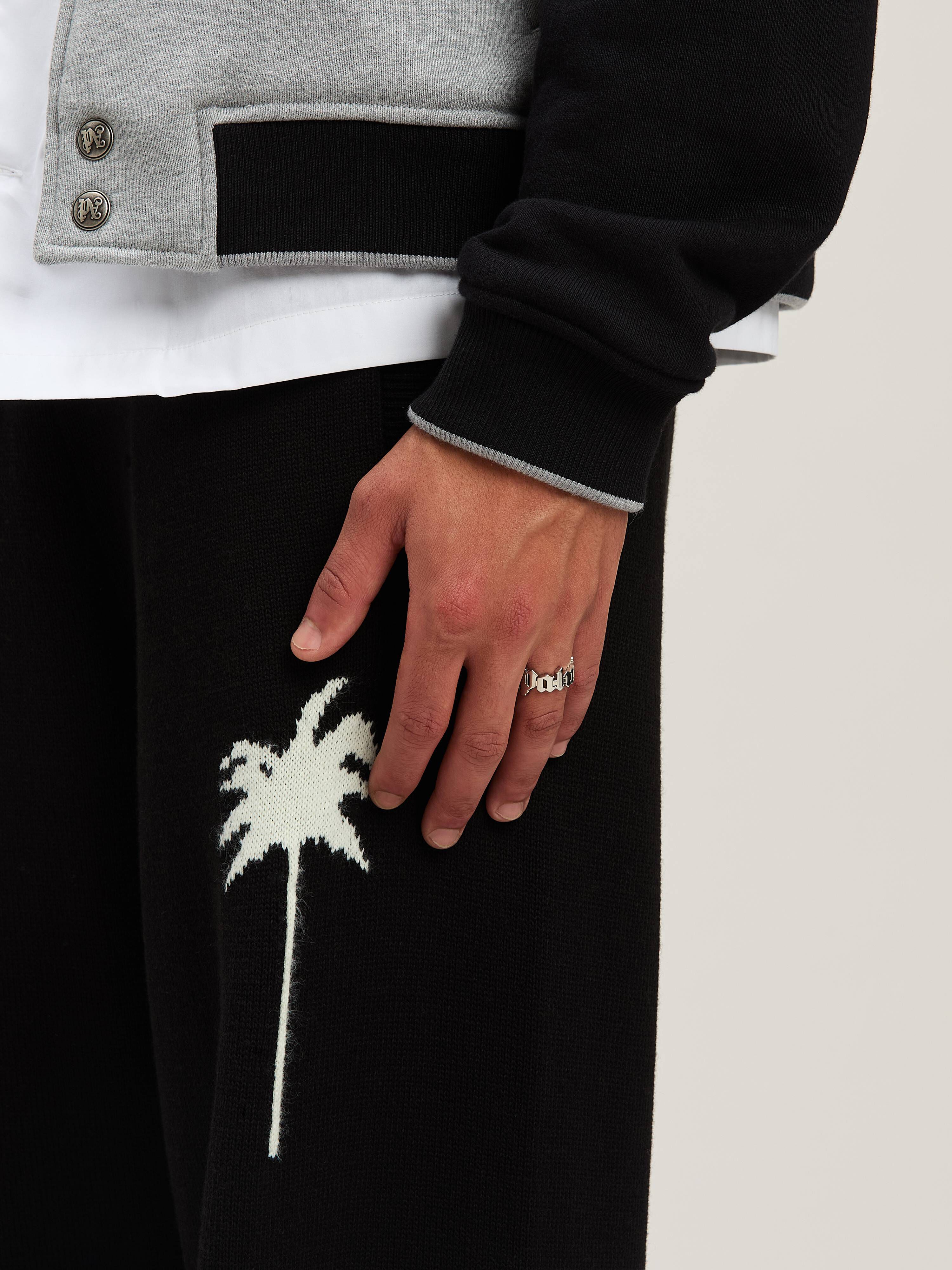 PALM ANGELS  Engraved logo ring SILVER - SILVER PMOC02CS25MAT001