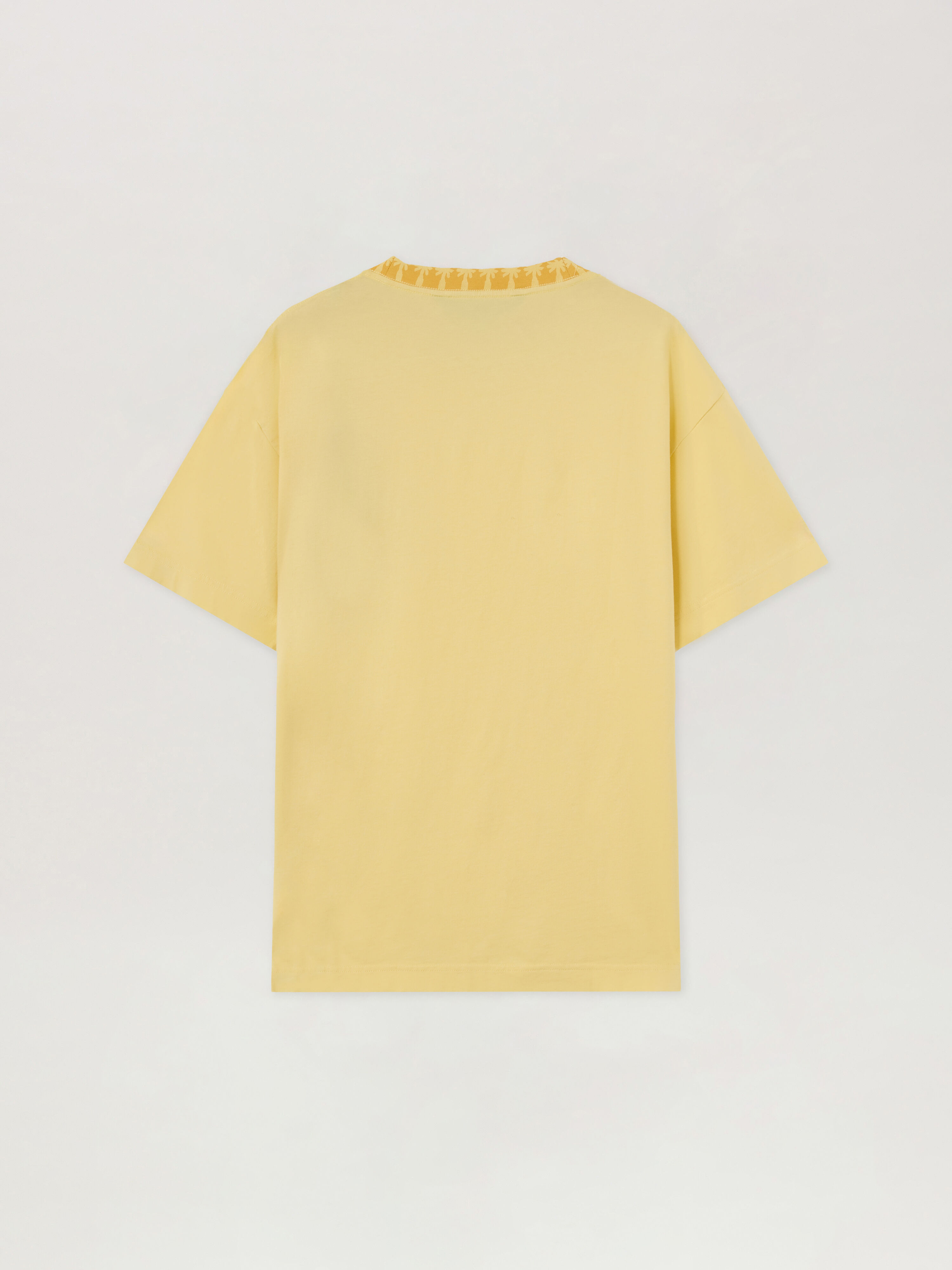 PALM ANGELS T-Shirt Palm LIGHT YELLOW - OCHER YELLOW PAMAA08F26JR01