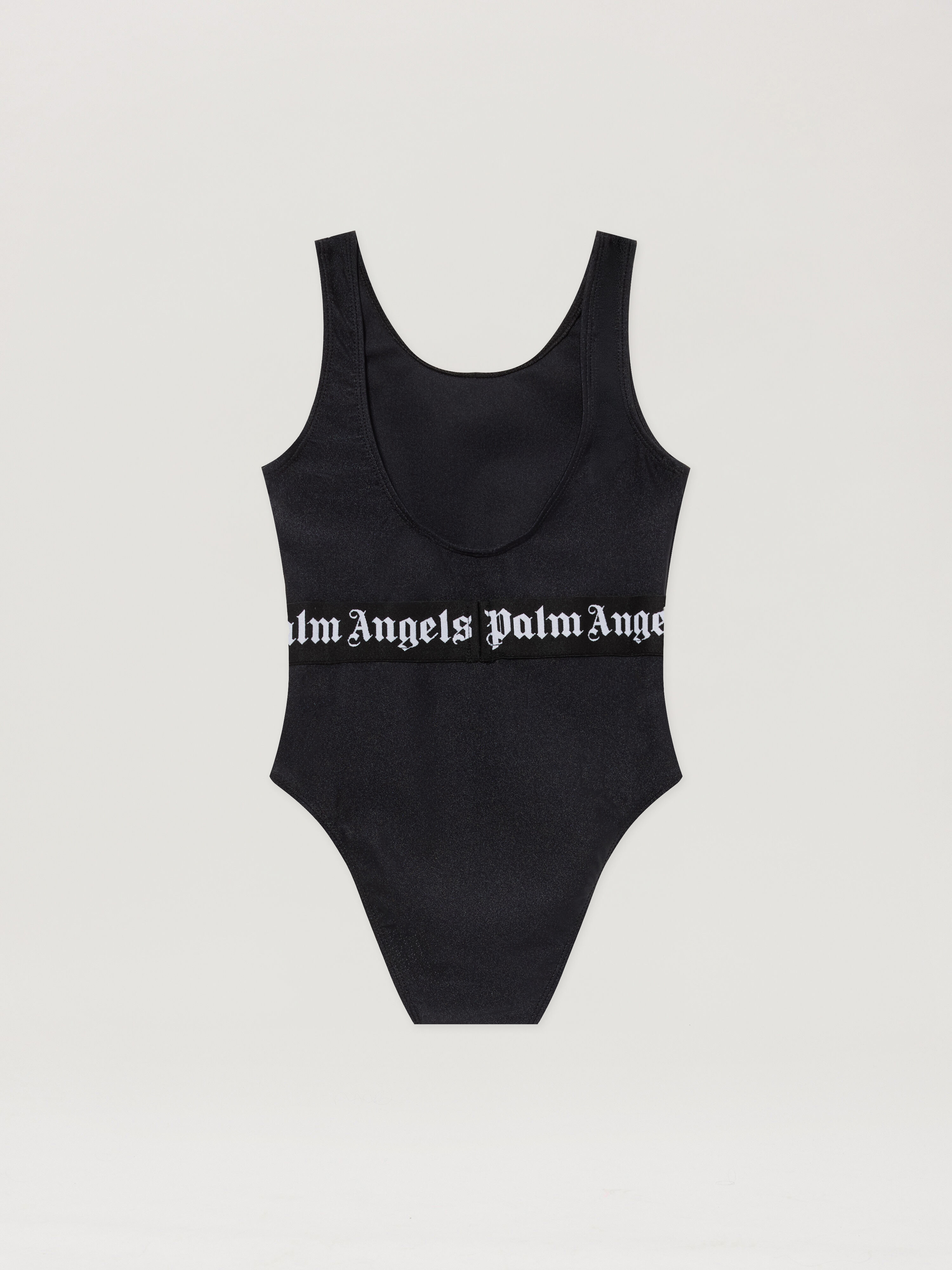 PALM ANGELS Logo Band Swimsuit NERO/BLACK PGFC002S26JER001