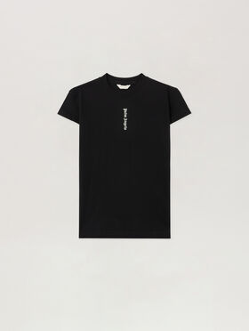 PALM ANGELS Overlogo T-Shirt Dress NERO/BLACK PGDB002S26JER001