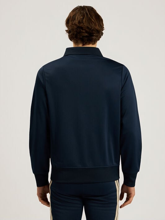 Heritage Logo Track Jacket PALM ANGELS Heritage Logo Track Jacket NAVY BLUE - OFF WHITE PAMBD03F26FB01