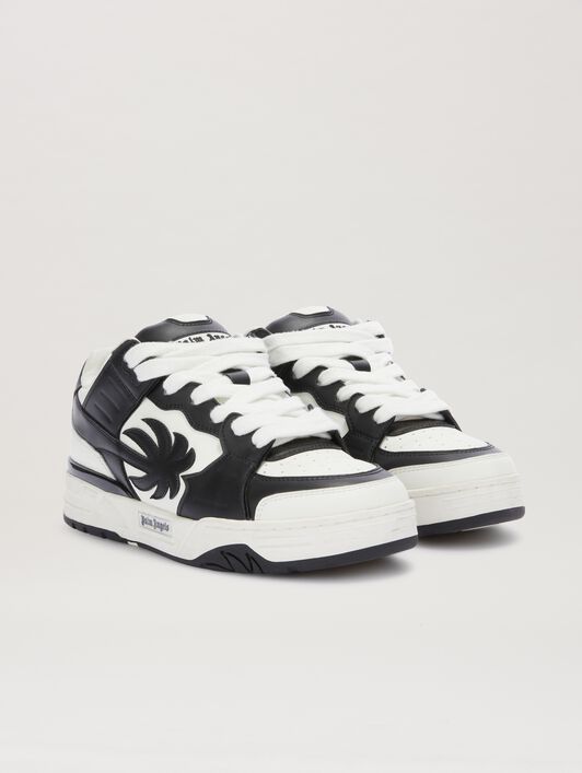 PALM ANGELS  Venice Sneaker WHITE - BLACK PMIA101S25LEA001