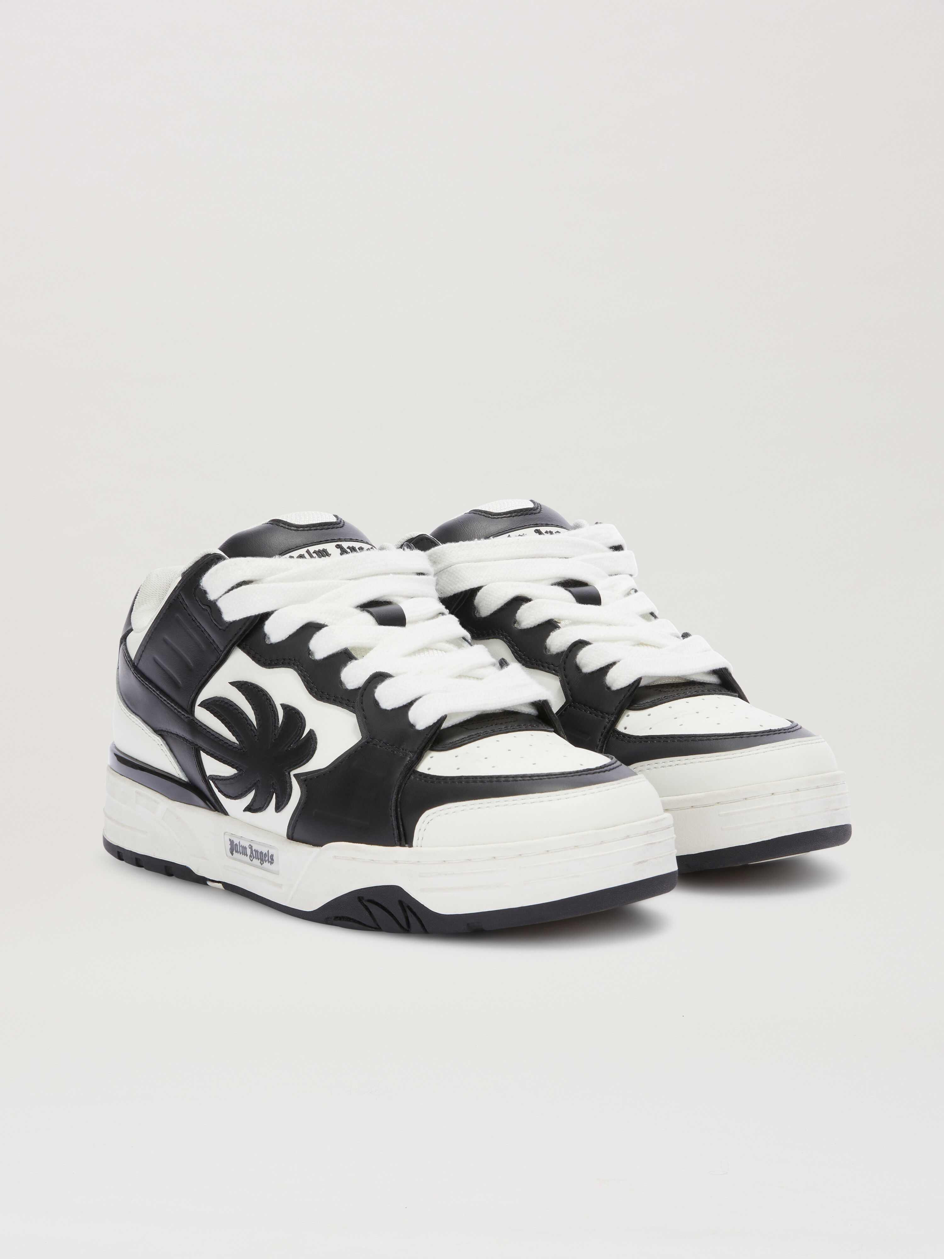 PALM ANGELS  Venice Sneaker WHITE - BLACK PMIA101S25LEA001